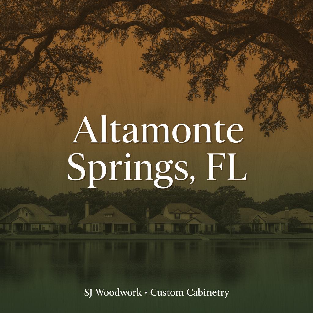 Custom Cabinetry in Altamonte Springs, FL — SJ Woodwork