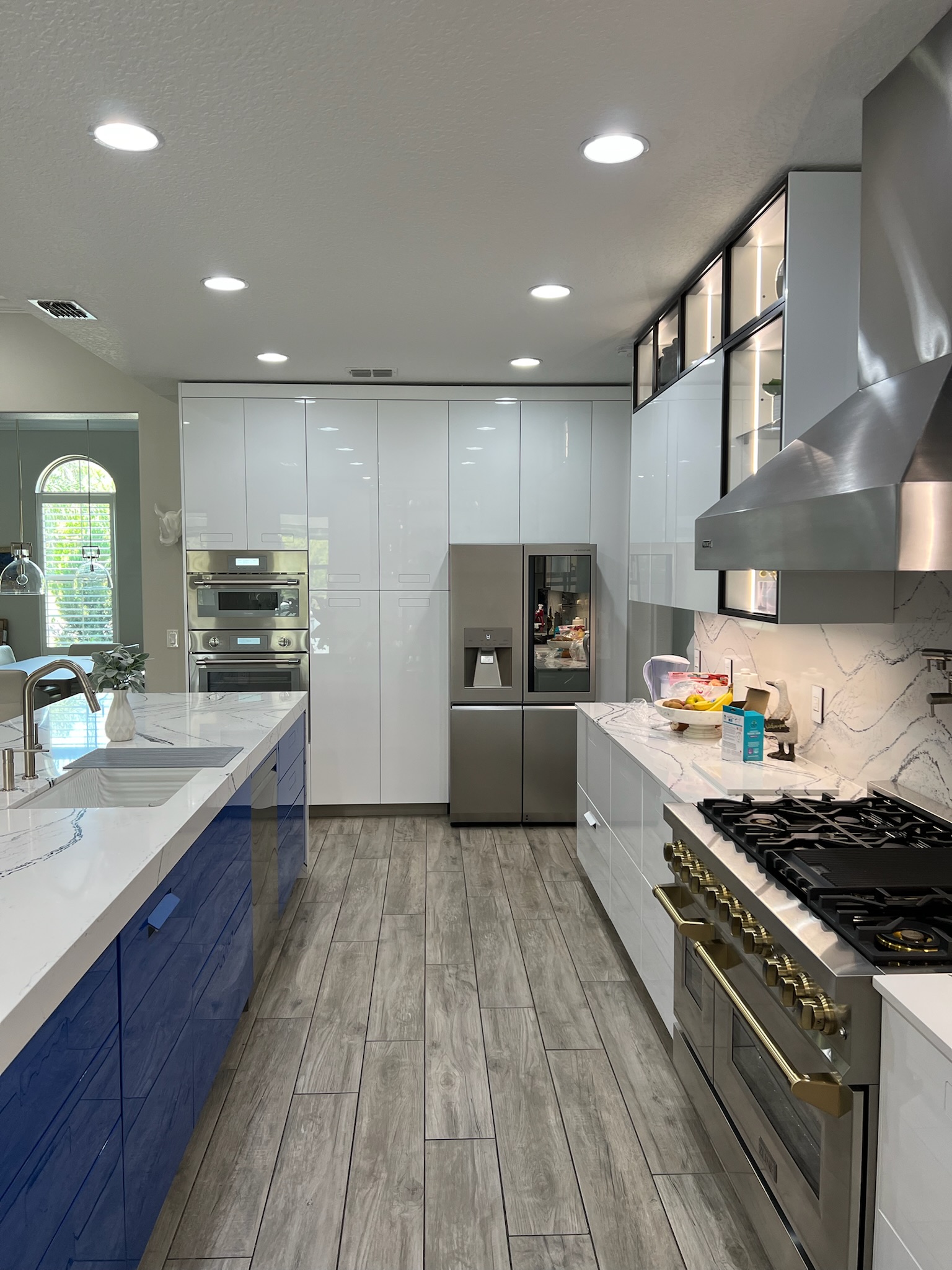 Residential - Winter Park I Blue Kitchen — 2