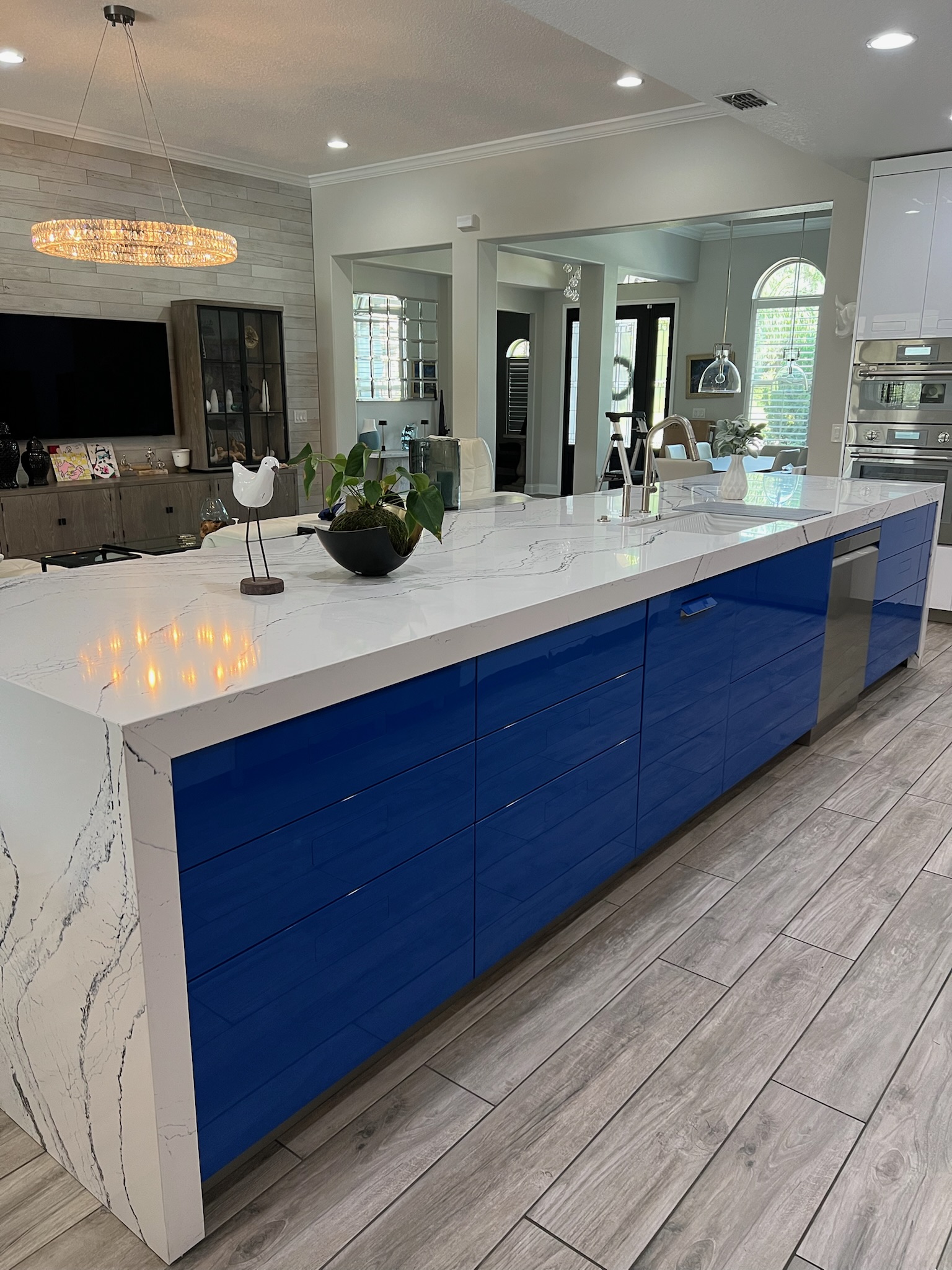 Residential - Winter Park I Blue Kitchen — 3