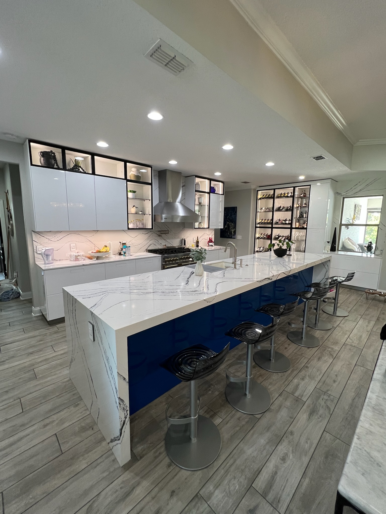 Residential - Winter Park I Blue Kitchen — 4
